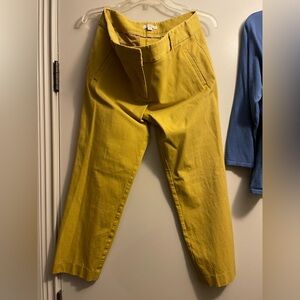 Yellow/ Gold High-Waisted Pants